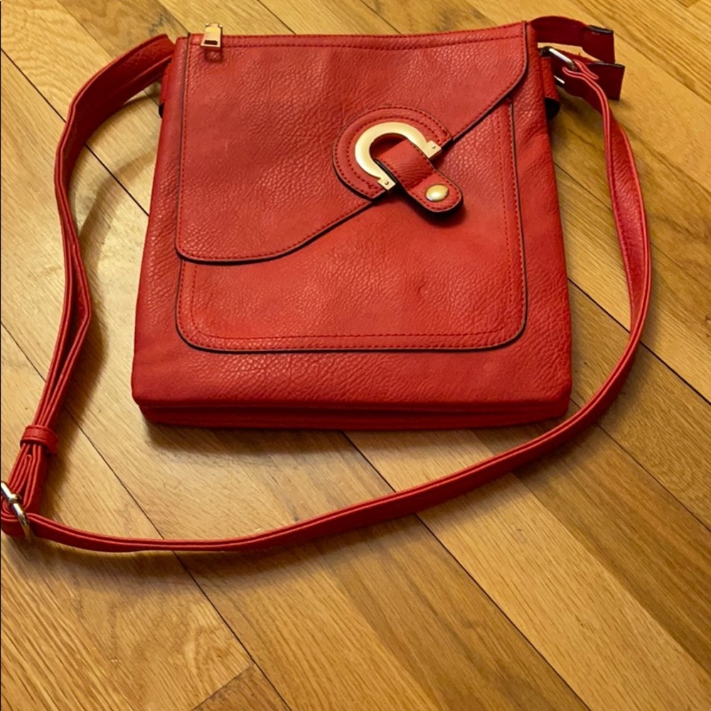 Never Used- Beautiful Red Crossbody Bag